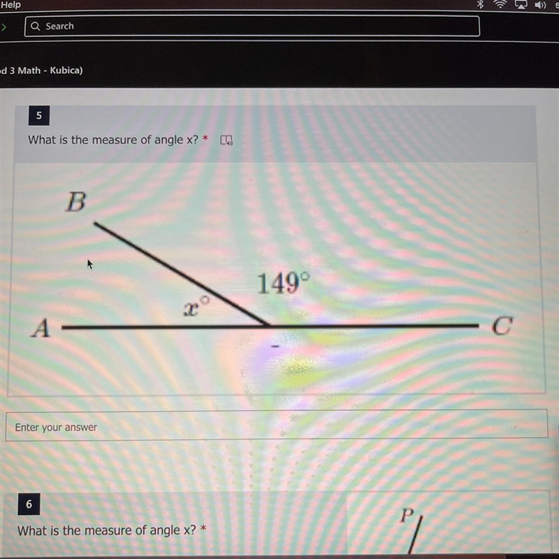 HELP ASAP!!!!!!!!! what is the measure of angle x?-example-1