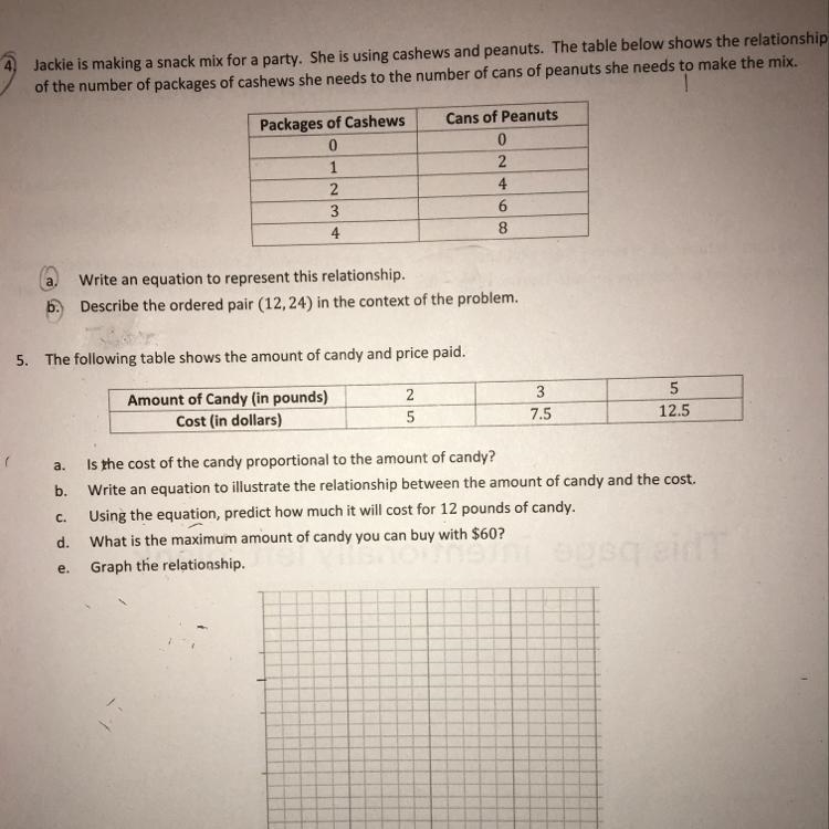 Can someone plz help me with 4 a and b plz-example-1