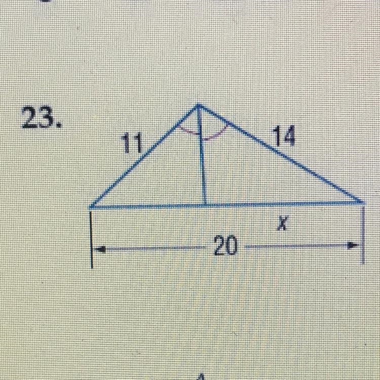 Find x. please help with this question-example-1