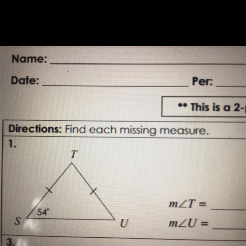 PLS HELP MY HWS DUE IN 30 MINS AND PLS SHOW WORK TY find each missing measure m m-example-1