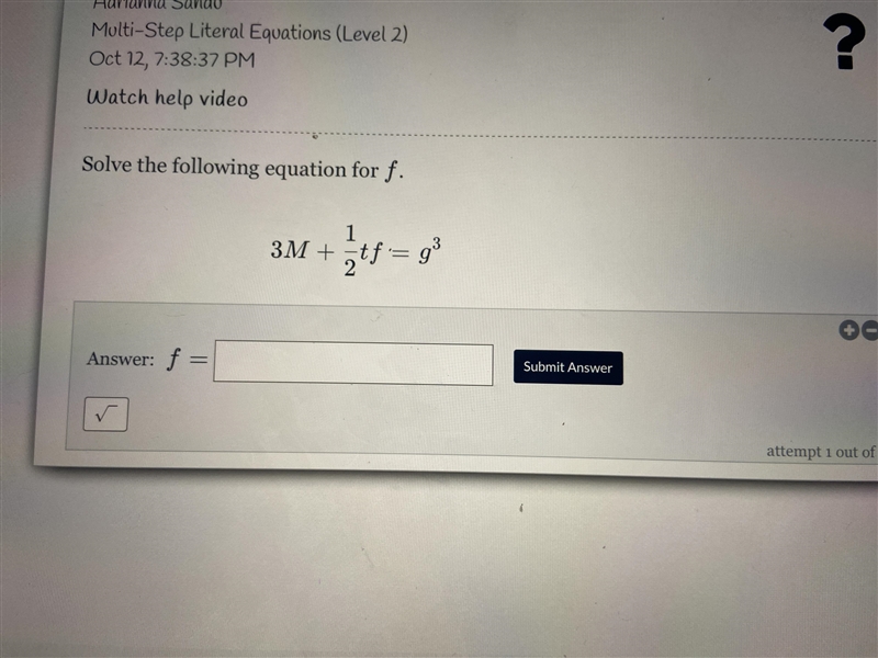 Solve for the following equation for “f”-example-1