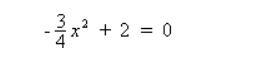 ASAP When the following quadratic equation is written in general form, what is the-example-1