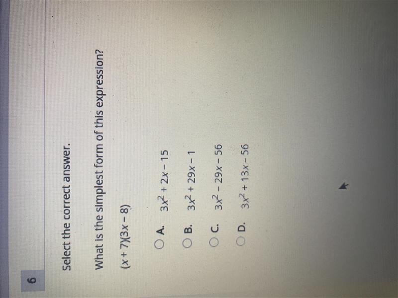 What is the simplest form of of this expression?-example-1