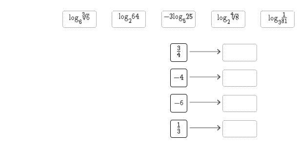 Simplify each expression and match it with the equivalent value.-example-1