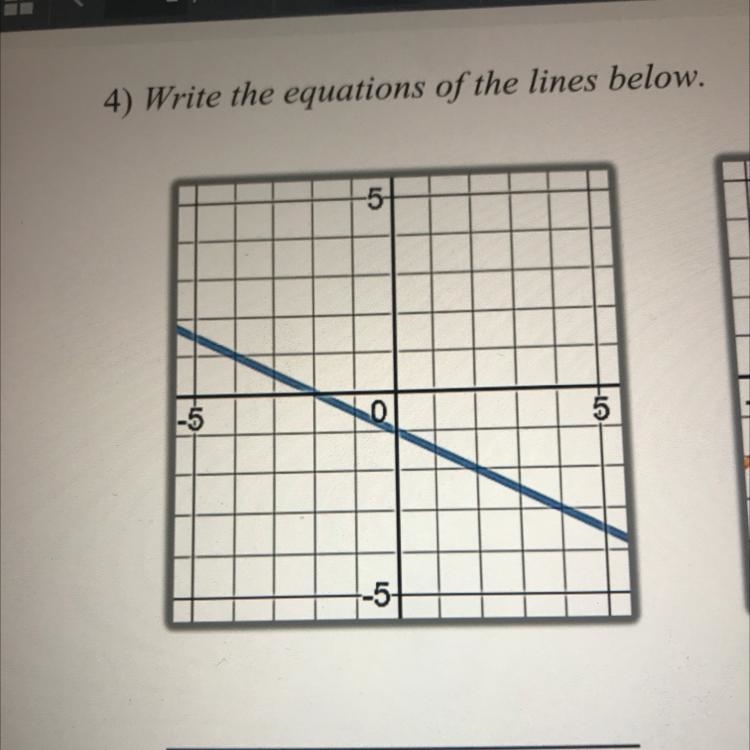 Write the equations of the lines below.-example-1