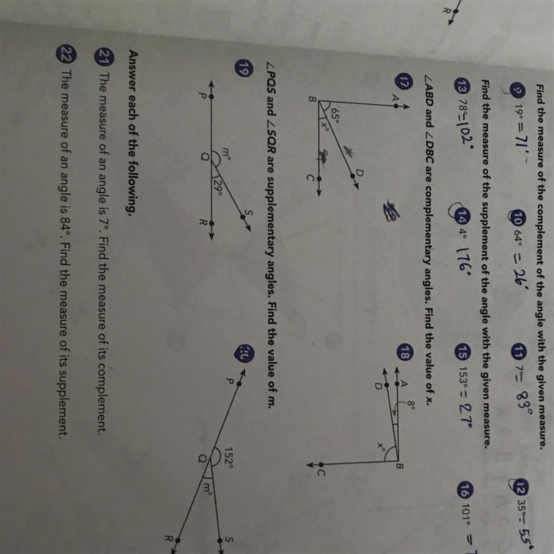 Question 17 and 20 please!!!-example-1