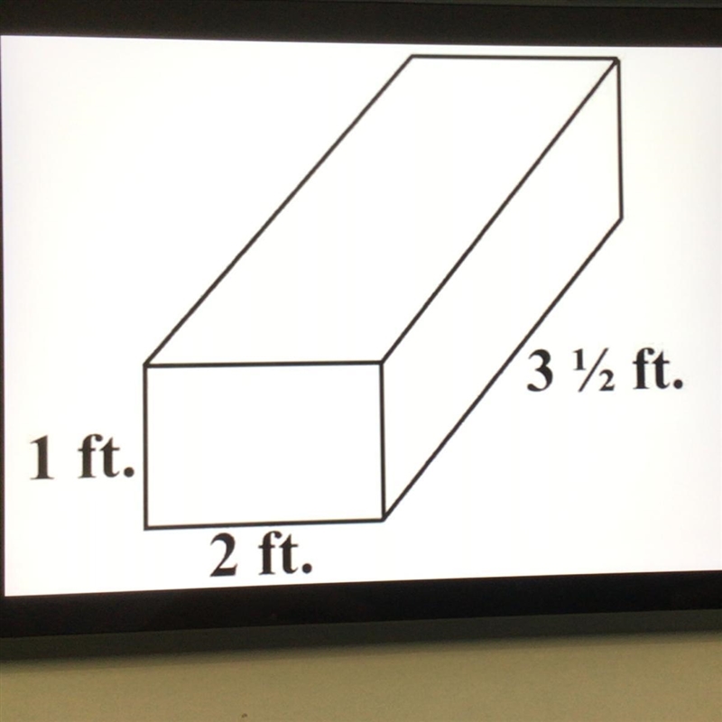 Erica is using the storage container below. What is the volume if the storage container-example-1