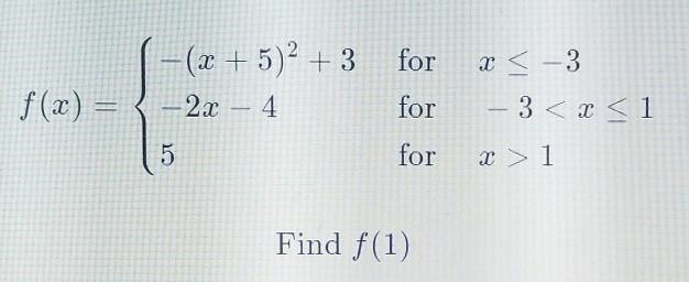 Pls help me! Find f(1)​-example-1