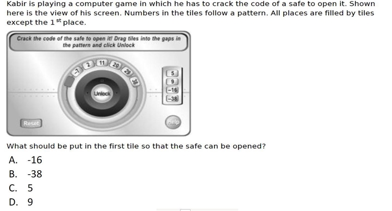 Kabir is playing a online game and needs to crack this code pls check the image-example-1