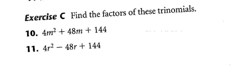 Find the factors of these trinomials-example-1