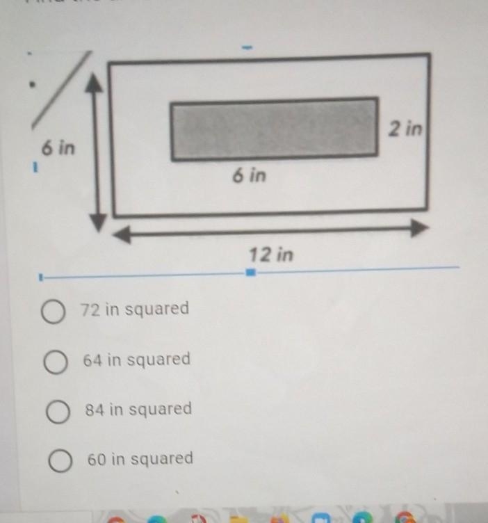 Find the area of a non shaded area​-example-1