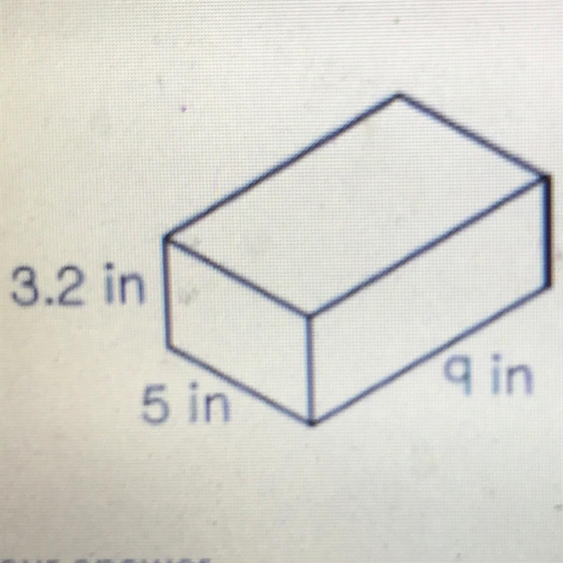 Find the volume of this rectangular prism using V=Bh.-example-1