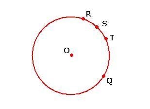 Complete the following proofs. Given: Points R, S, T, Q on circle O Prove: m Arc RS-example-3