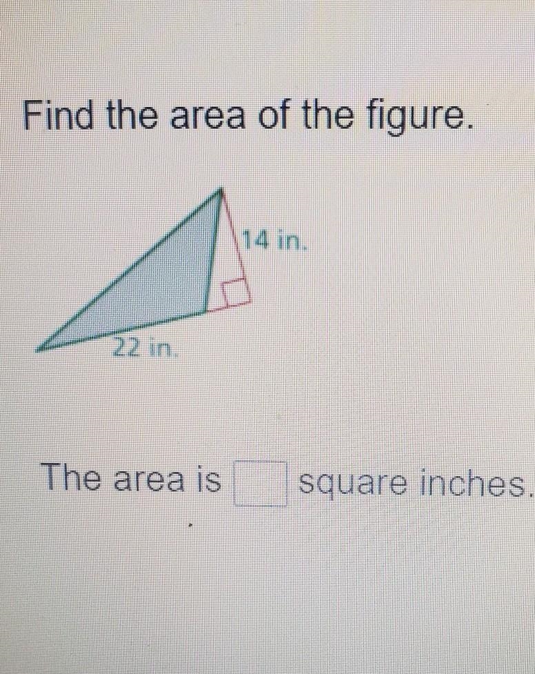 Find the area of the figure. The area is square inches. please help!​-example-1