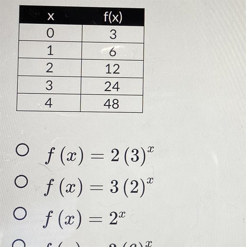 Write the exponential function-example-1