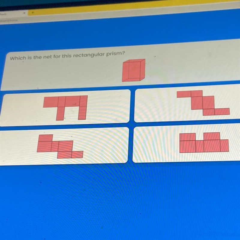 Which is the net for this rectangular prism?-example-1