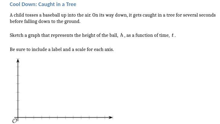 A child tosses a baseball up into the air. On its way down, it gets caught in a tree-example-1