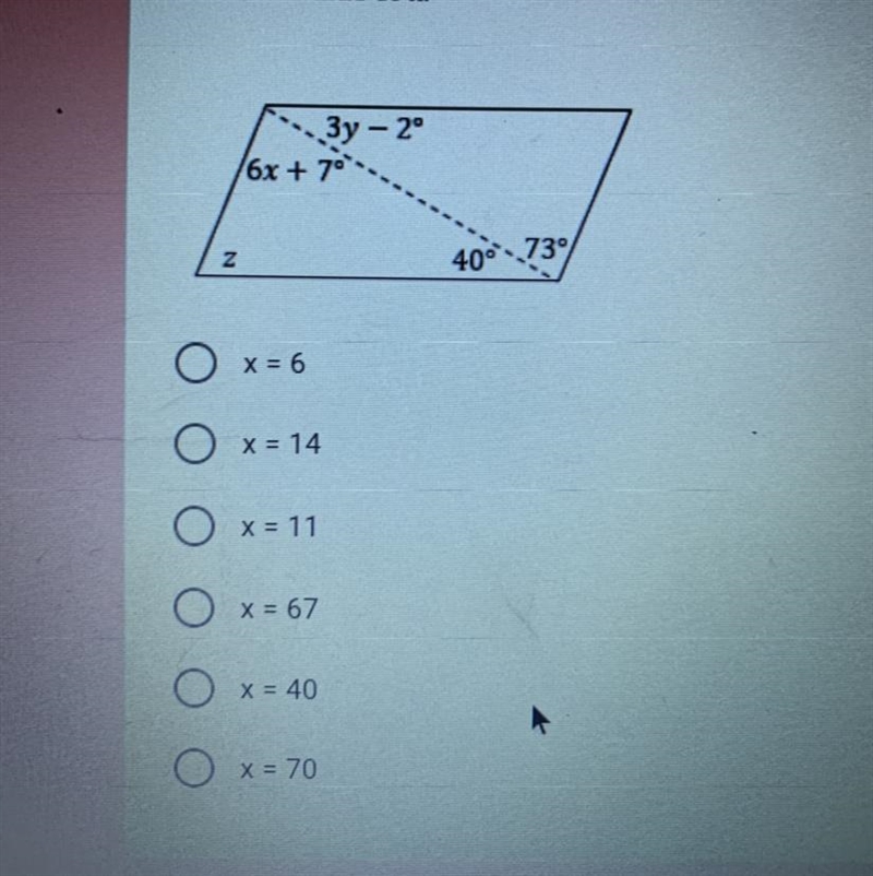 Find the value of x. *-example-1