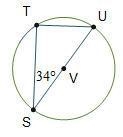 Line segment SU is a diameter of circle V. What is the measure of arc S T? 56° 68° 112° 163° (it-example-1