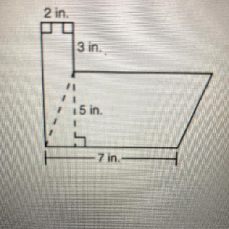 What is the area of the figure below? 35 41 46 51-example-1