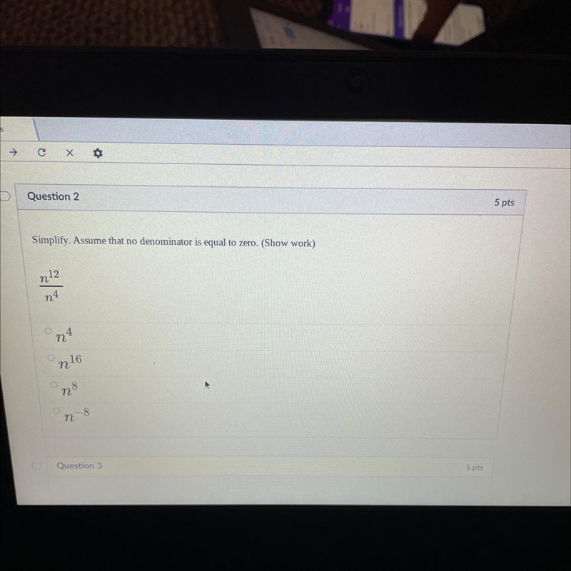 Simplify. Assume that no denominator is equal to zero. (show work) help please!!!!!-example-1