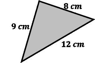 Is the triangle below a right triangle? Why or why not?-example-1