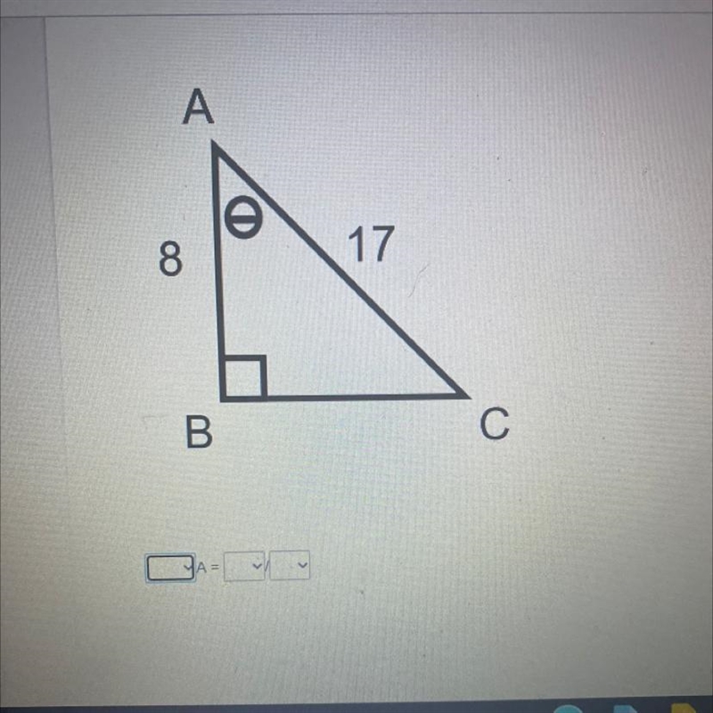 What would this be? Sin,tan, or cos-example-1