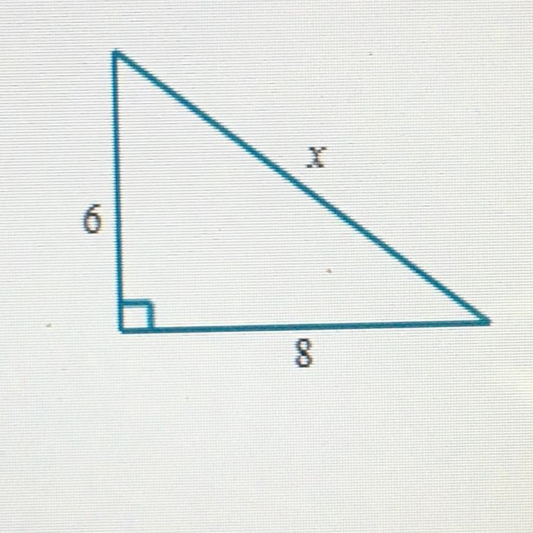 Find the side length x-example-1