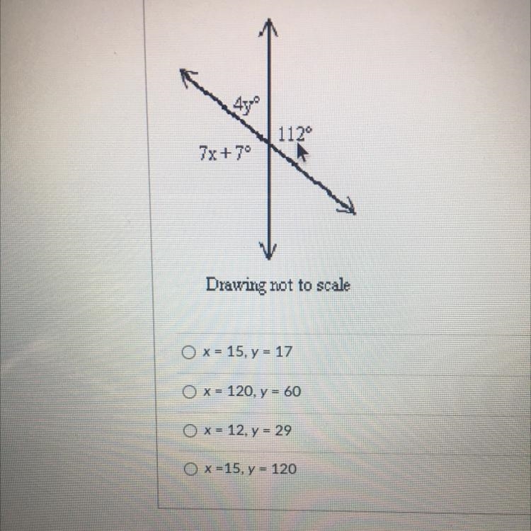 Find the values of x and y!!-example-1