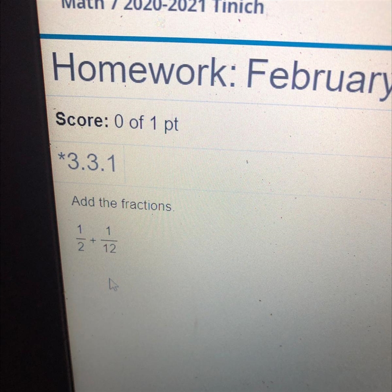 Add the fractions. 1/2+ 1/12-example-1