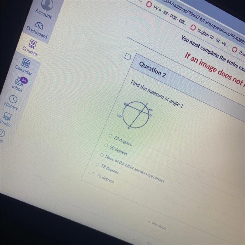 Find the measure of angle 1 HELP-example-1