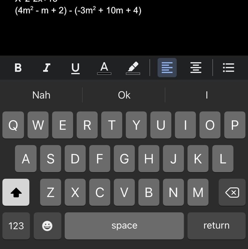 When subtracting polynomials,distribute the negative sign,then add.-example-1