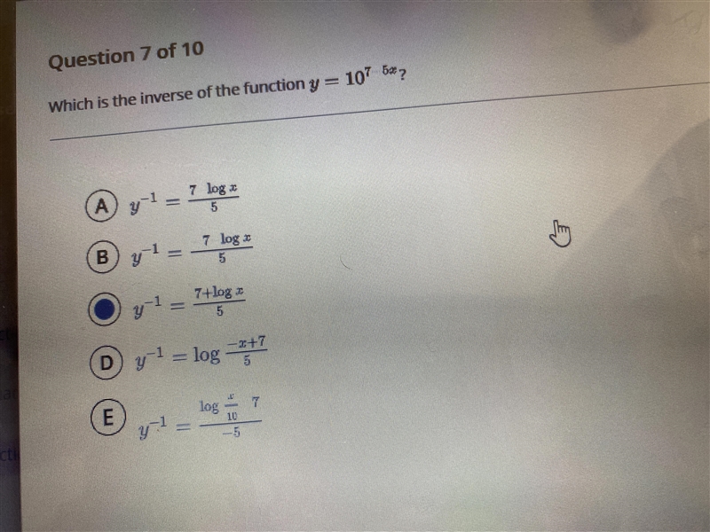 Help me finding the inverse function of this problem-example-1