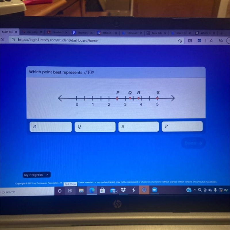 Which point best represents v10?-example-1