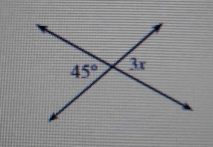 Use the geometric properties and theorems you have learned to solve for x and show-example-1