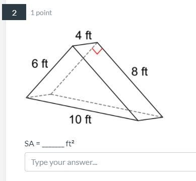 Find the surface area of the figure.-example-1