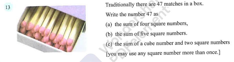 Someone help me pls 47 as the sum of ______-example-1