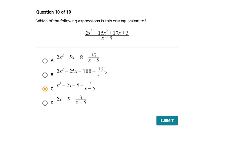 PLS HELP ASAP! which of the follwing expressions is equvialent to: *image below*-example-1