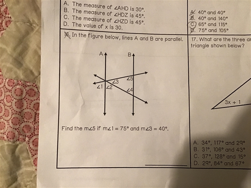 Please do number 16 for me. (With work)-example-1