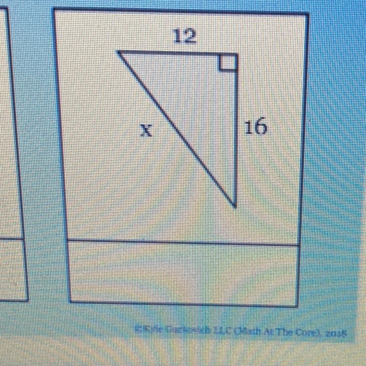 Need help which one is it a)x=7 b)x=12 c)x=20-example-1