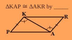 Write by what rule you know the triangles are congruent, or write CNBD for "Cannot-example-1