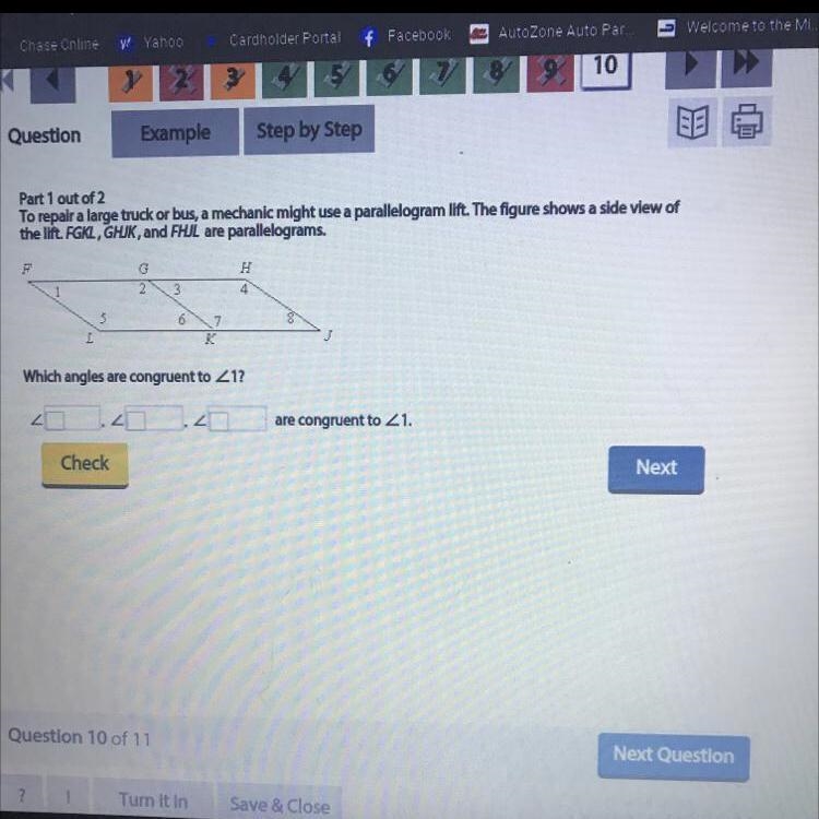 HELP PLEASE 30 points Part 1 out of 2 To repair a large truck or bus, a mechanic might-example-1