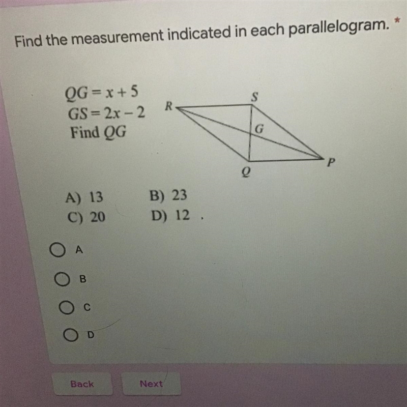 Find the measurement indicated in each parallelogram. No links-example-1