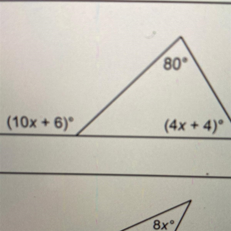 I need help!! Ty (10x + 6)° (4x + 4)°-example-1