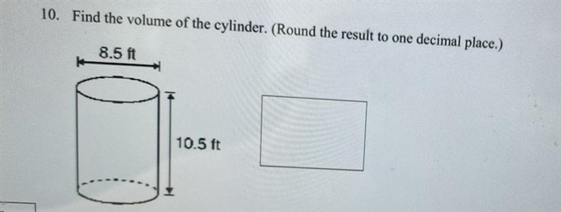 Geometry//// volume of a cylinder ✨✨✨✨-example-1