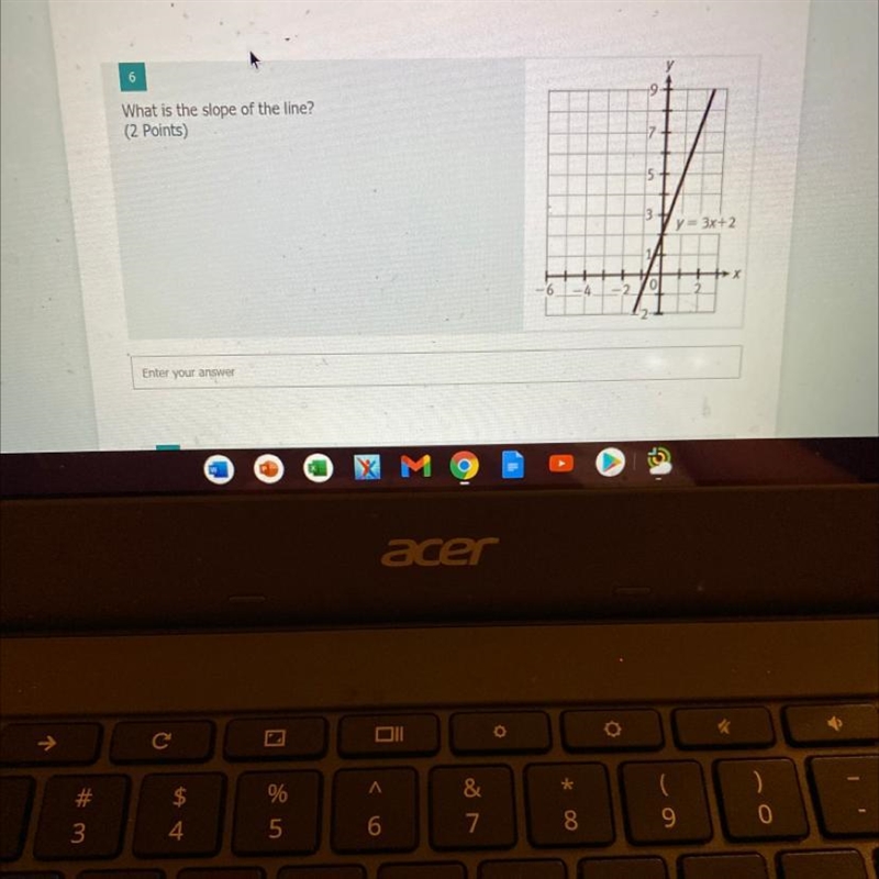 What is the slope of the line plz help-example-1