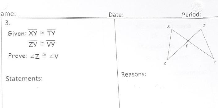 Prove angle z = angle v​-example-1