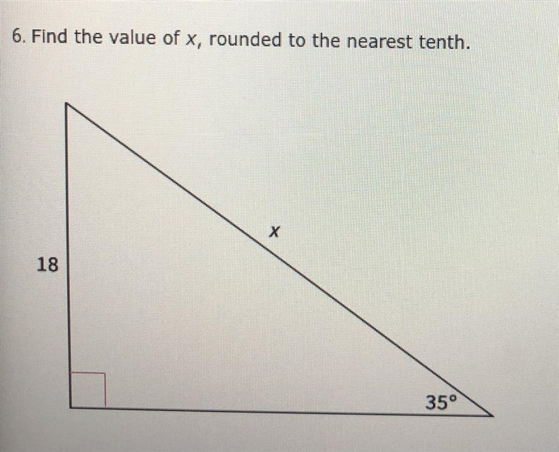 Find the value of X, rounded to the nearest tenth. A. 31.8 B. 31.4 C. 10.3 D. 10.7-example-1