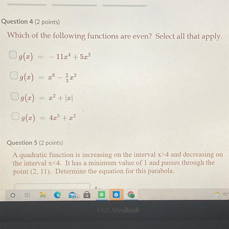 Could someone help with question 4 i’m not too sure what it means-example-1