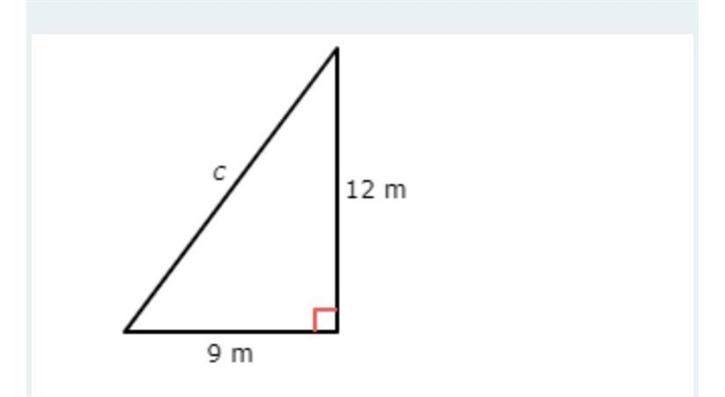 What is the length of the hypotenuse-example-1